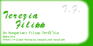 terezia filipp business card